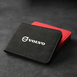 Car Driving Credit Card ID Card Bag Wallet Document Protector Case For Volvo RDesign AWD V70 XC60 S60 V60 V40 XC90 S80 Accessory