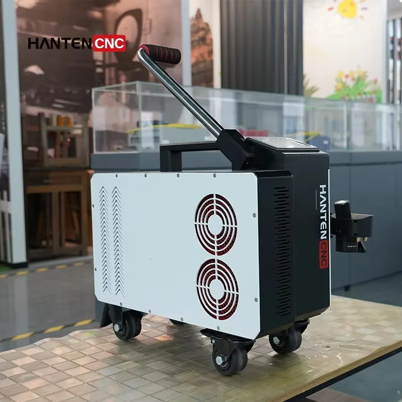 Handheld Lightweight Pulse 200W 300W Air Cooled Laser Cleaniner For Metal Stone Wood Surface Rust Oil Paint Removal