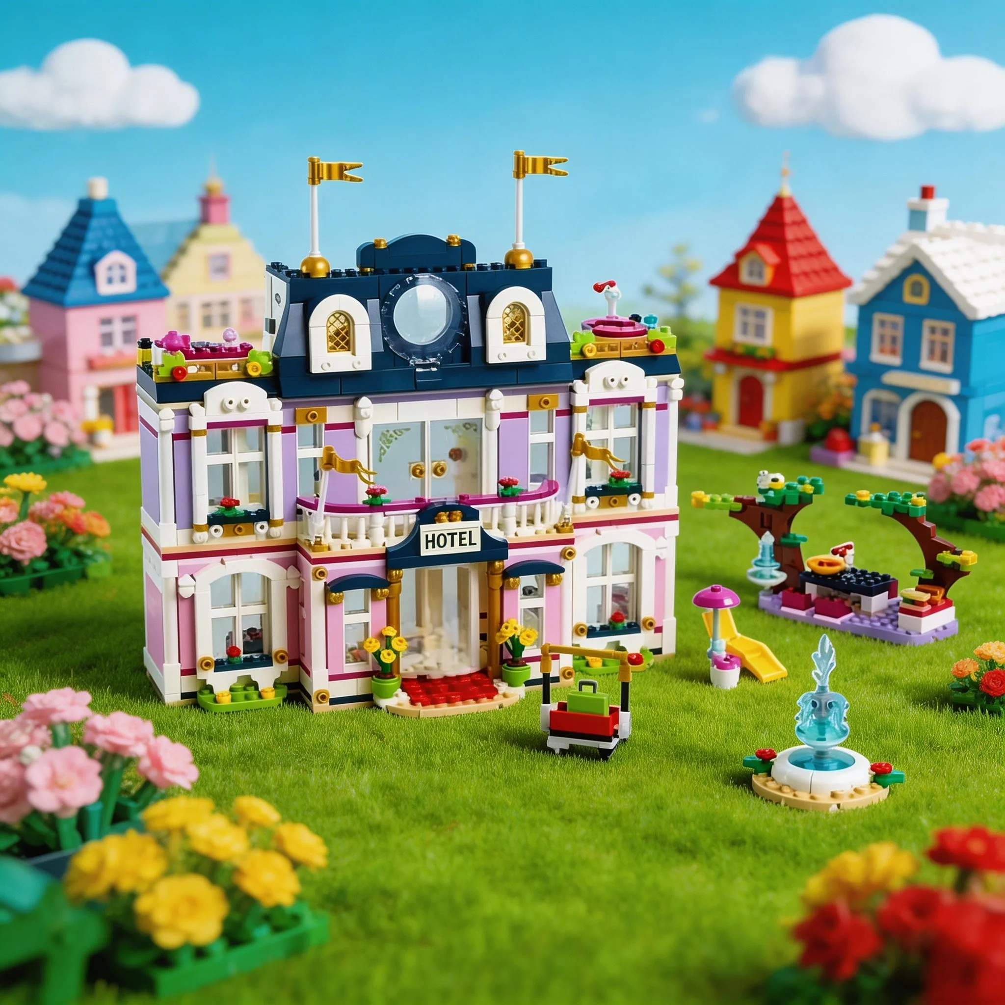 

2026 new building women's party house model brick toy assembly DIY toy Christmas gift