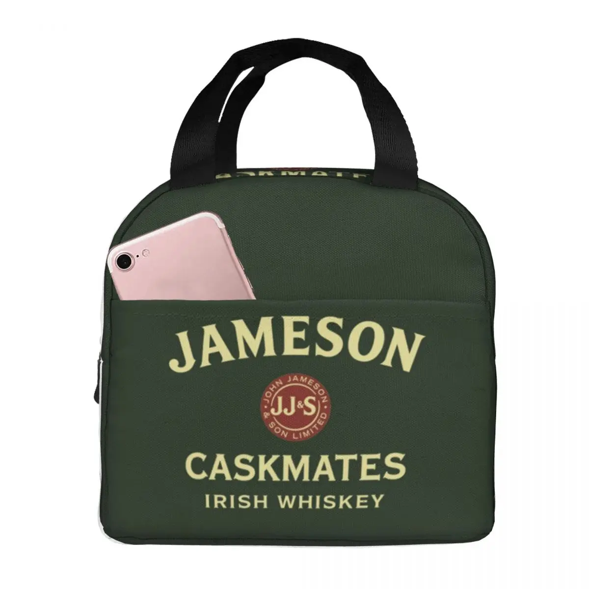 Rare Cask-The Jameson Lunch Bags Insulated Bento Box Waterproof Lunch Tote Leakproof Cooler Thermal Bag for Woman Girl Work