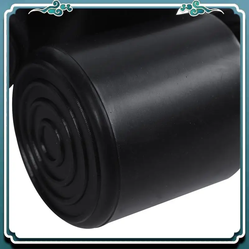 A67K-Rubber Furniture Crutch Feet Stool Chair Leg Tip Pad 8Pcs Black