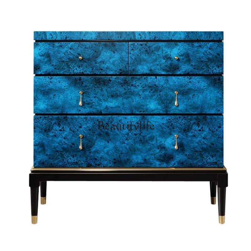 

Light luxury entrance bucket cabinet Italian living room partition four pumping storage hotel lobby decorative cabinet designer