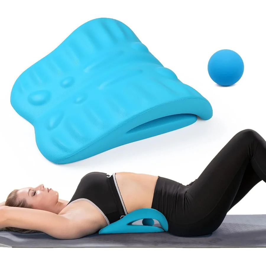 

RESTCLOUD Back Stretcher for Back Pain Relief Back Stretching Cushion Chronic Lumbar Support Pillow Helps with Spinal Stenosis
