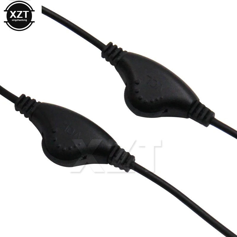 3.5mm Headphone Stereo Audio Y Splitter Cable Cord With Separate Volume Controls 3.5mm 1 Male to 2 Female AUX Cable