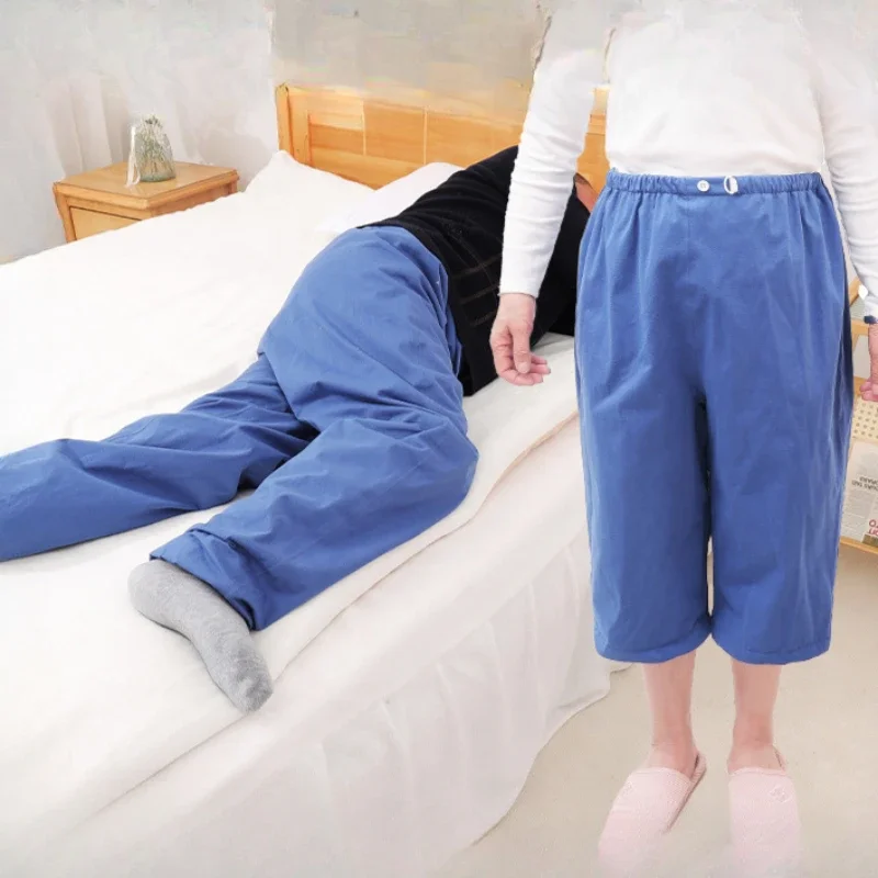 

Брюки для пожилых людей, моющиеся хлопковые многоразовые впитывающие герметичные подгузники для взрослых, шорты для ухода за мочом, нижнее белье для пожилых людей