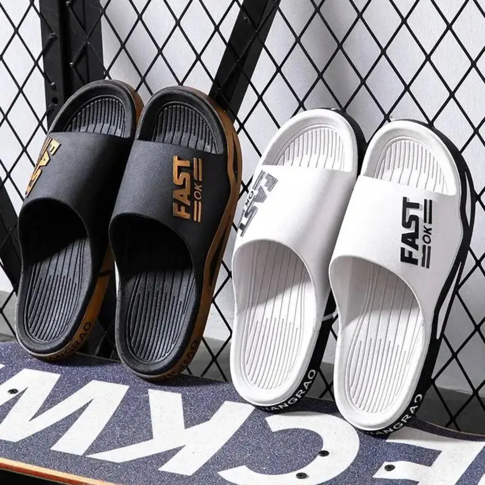 2026 Summer Casual Flip Flops For Men Anti-slip Cushioned Comfortable Quick Dry Pool Beach Sandals Stylish Durable Wide Width