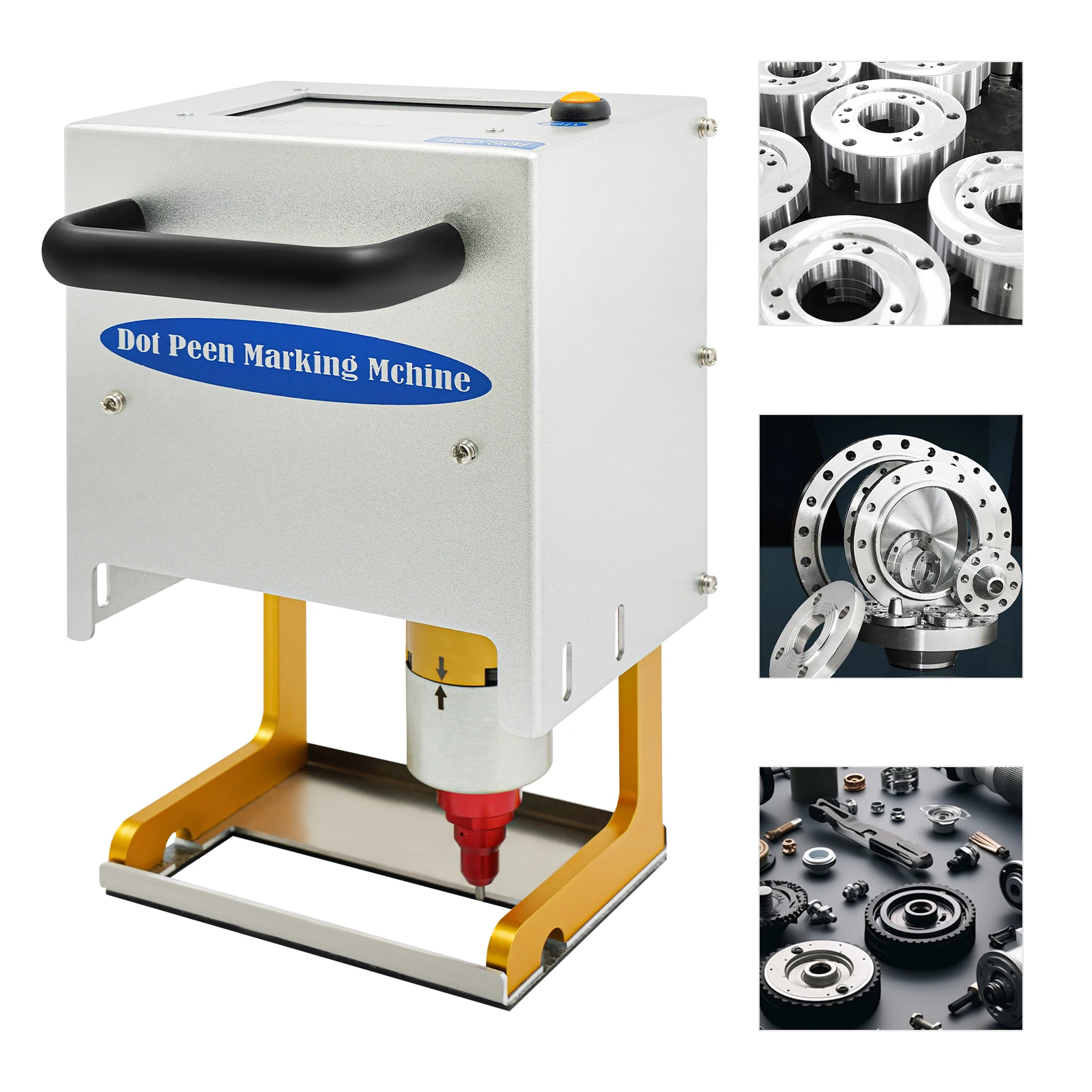 300W Electric Marking Machine Touchscreen Aluminum Alloy Portable Engraver Handheld Electric Marking Machine 30-40mm/s Speed