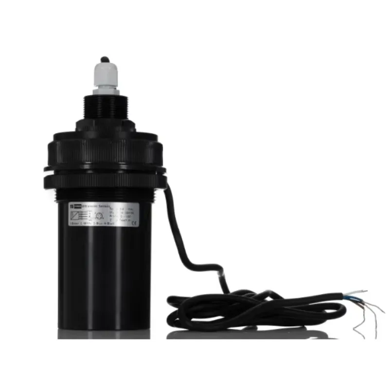 Manhole Liquid Level Monitoring 10 Meters Ultrasonic Sensor Switch with PVDF Material IP67 Rating RS485 Output