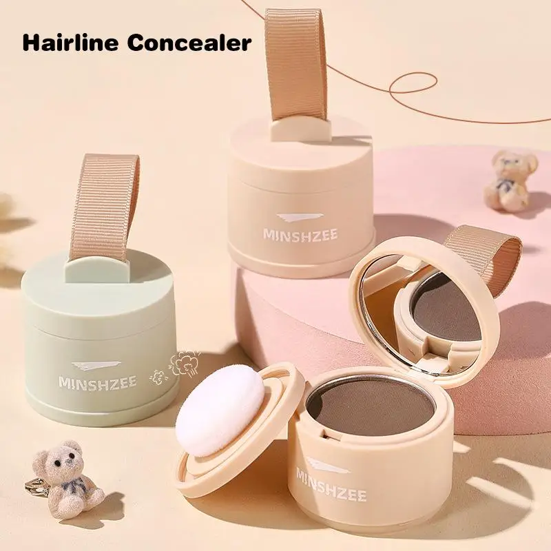 Hairline Powder Long Lasting Waterproof Hair Shadow Quick Root Touch Up For Forehead Concealing Hair Loss With Applicator