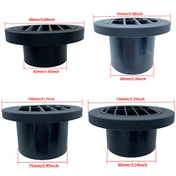 42/60/75/90mm Air Vent Ducting Piece Round Flat Pipe Outlet Exhaust Connector for Webasto Eberspaecher Parking Heater Accessory