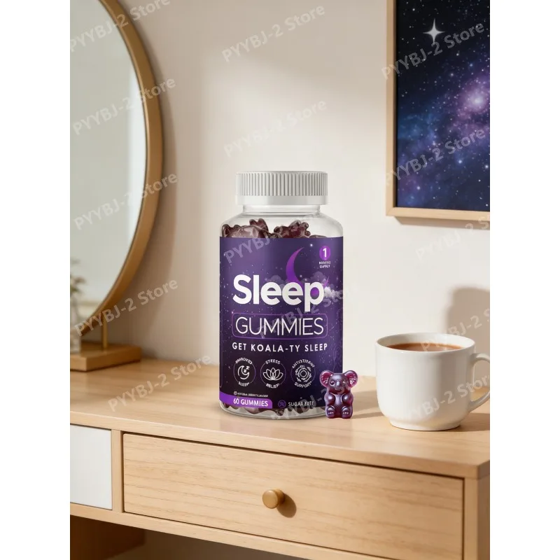 

Magnesium Glycinate Gummies -Sugar Free Dietary Supplement Natural Berry Flavor for Daily Mineral Supplement 60 Grains