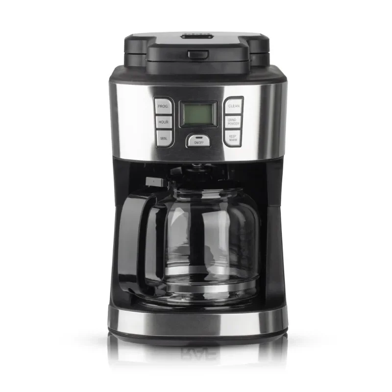 

Fully automatic drip coffee machine with automatic grinding function