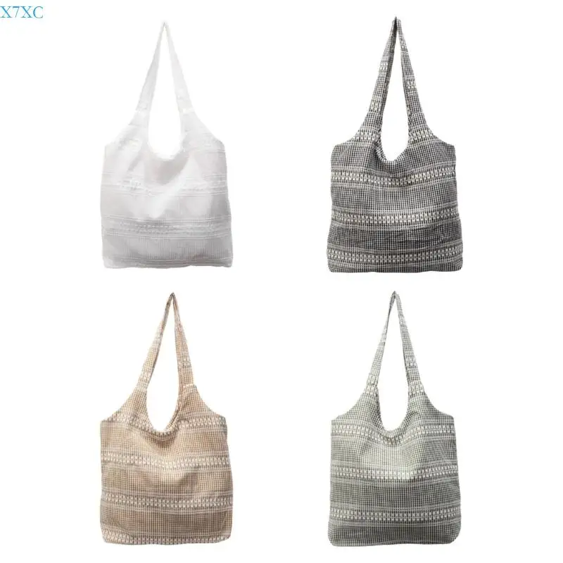 X7XC Women Shoulder Bag Large Capacity Armpit Bag Simple Handbag Commuting Bag