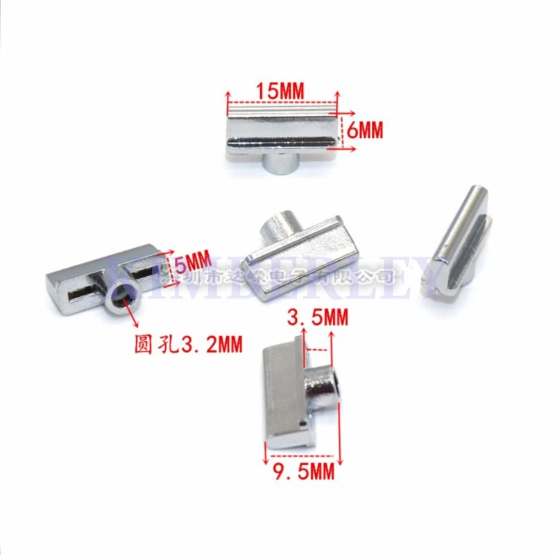 

10 шт., пластиковые крышки для кнопок с гальваническим покрытием