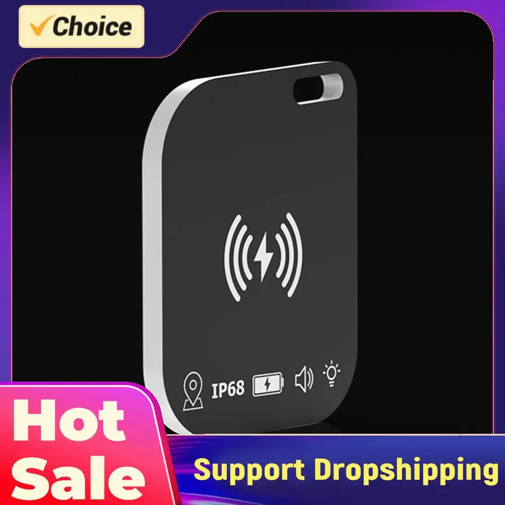 

Беспроводной водонепроницаемый (IPX68) трекер для поиска вещей с функцией Apple Find My, для кошельков, багажа и многого другого