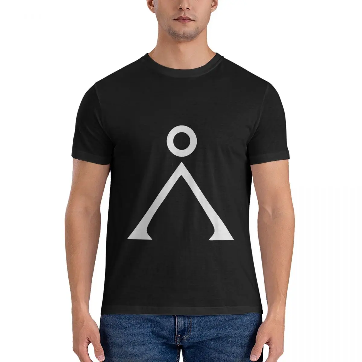 

Stargate Logo New Arrival Mens T Shirts Tops Shirt Cotton Slim Fit