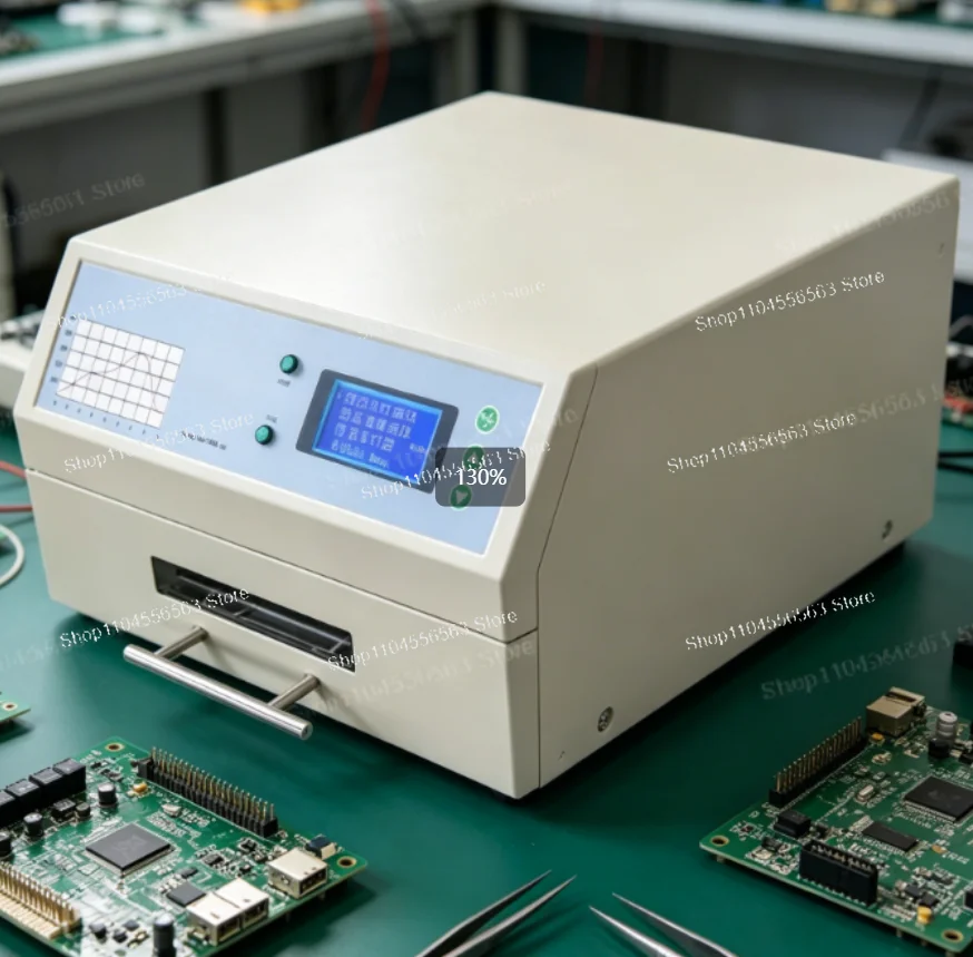 T-962 Infrared Reflow Oven - 110V-240V Reflow Equipment with Smoke Channel, IC Heater & BGA Rework Station