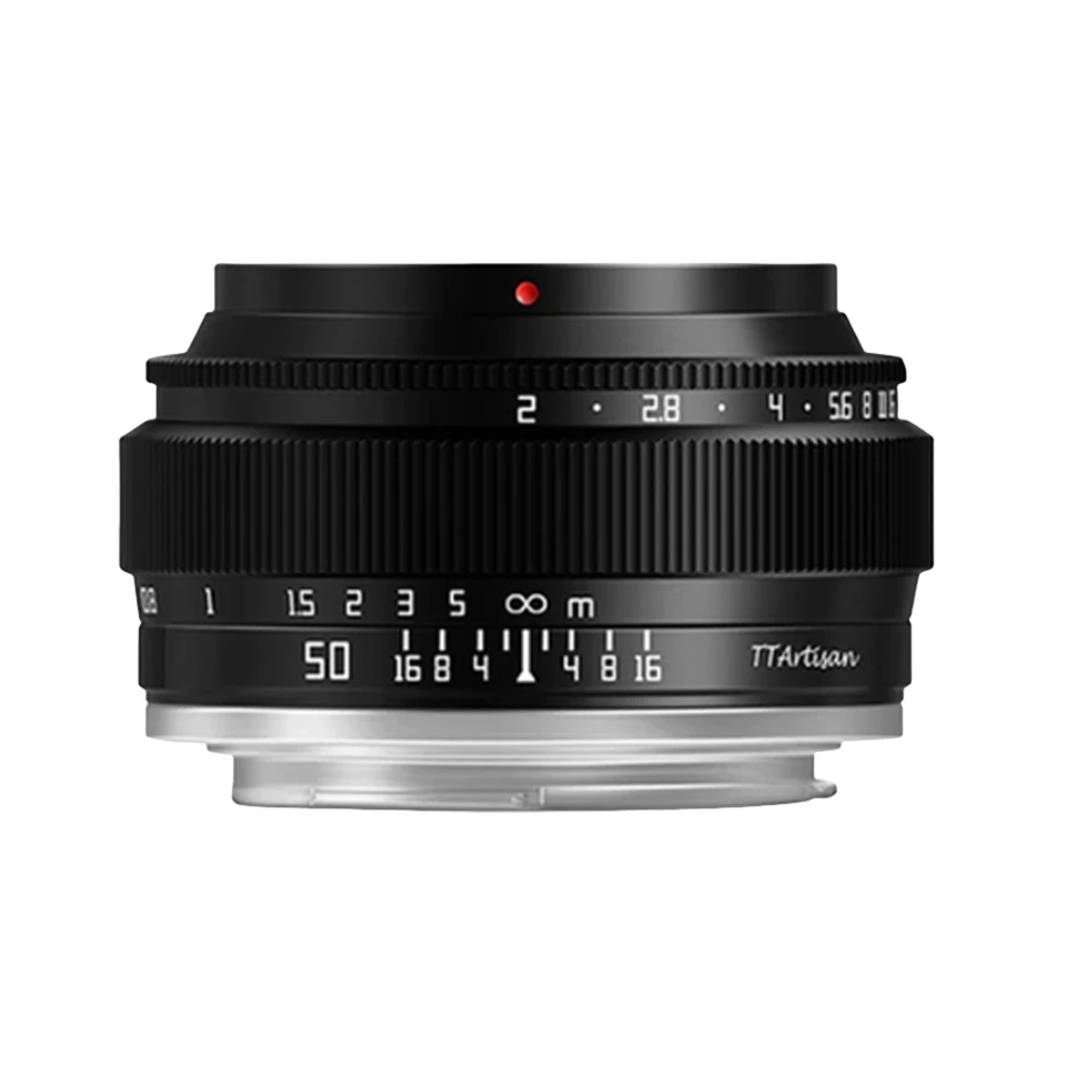 TTArtisan Full Frame 50mm F2 MF Camera Lens for Portrait Photography Sony A7RIII Fuji Canon RP Nikon Z5 Sigma FP Olympus EPL9