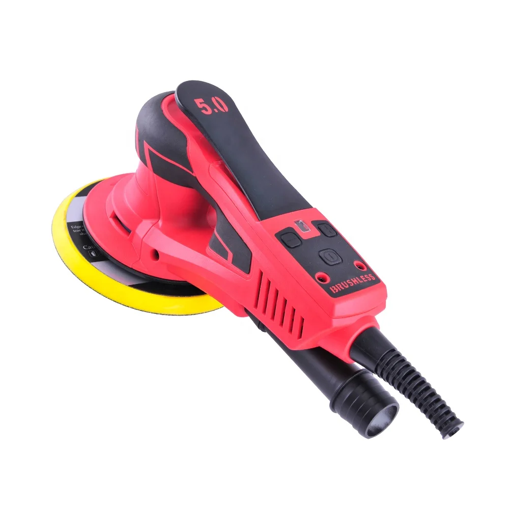 ماكينة صنفرة مدارية صغيرة خفيفة الوزن بتصميم مدمج بقدرة 350 وات، ماكينة صنفرة خشبية على الحائط #3