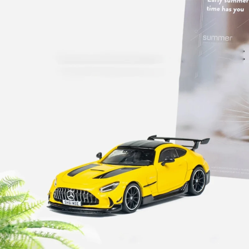 

1:64 Scale GT Black Series Shmee150 Sports Car Simulation Alloy Model Static Display Collectible Toy Gift Souvenir Decoration