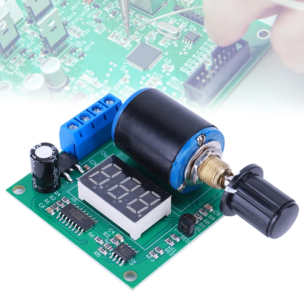 DC 12V 24V 4-20mA Digital Current Signal Generator Module Board 3-Digit Display for Signal Sources Valve Adjustment