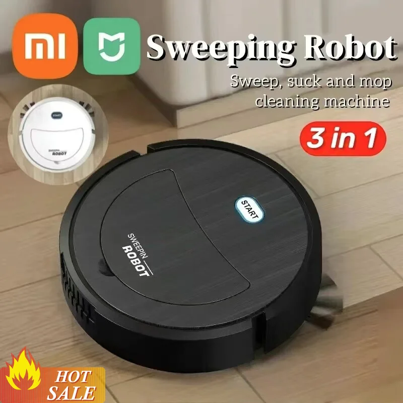 Xiaomi Mijia Smart Sweeping Robot Vacuum Cleaner Home Rechargeable Sweeping Robot 3-in-1 Sweeping Suction Mopping Integrated Mop