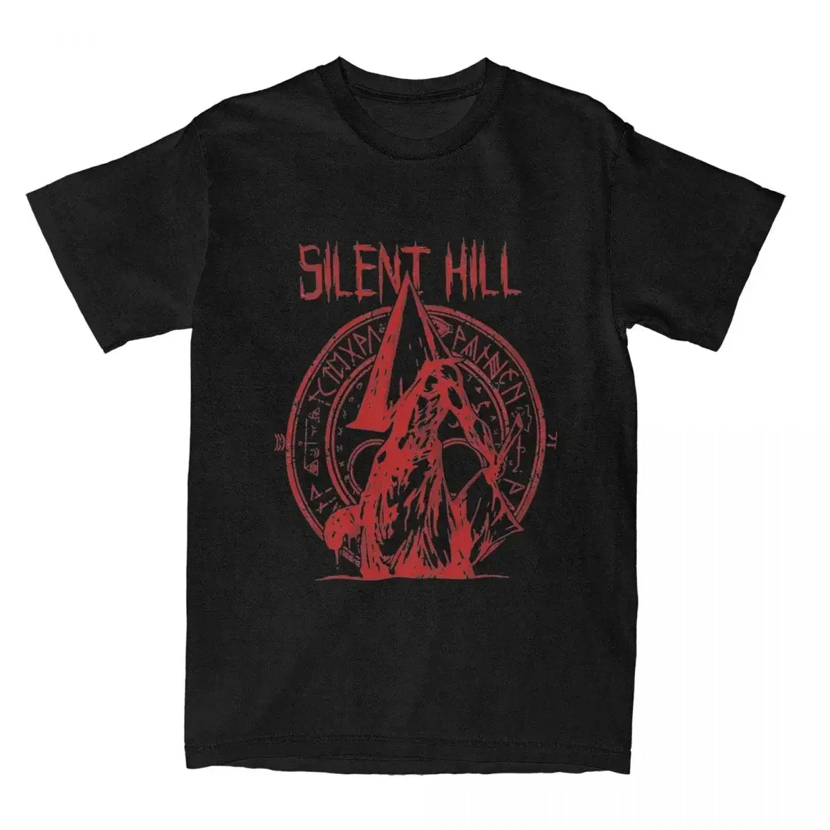 Funny Pyramid Head The Order Silent Hill T Shirt Men Women's Pure Cotton Tees Shirt Classic Clothing