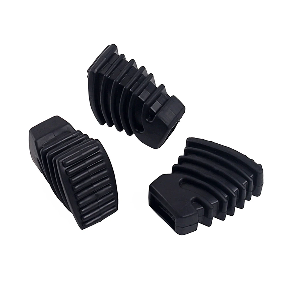

3 Pcs Drum Foot Mat Parts Hardware Brackets Percussion Instrument Cymbal Stand Rubber Feet for Kit