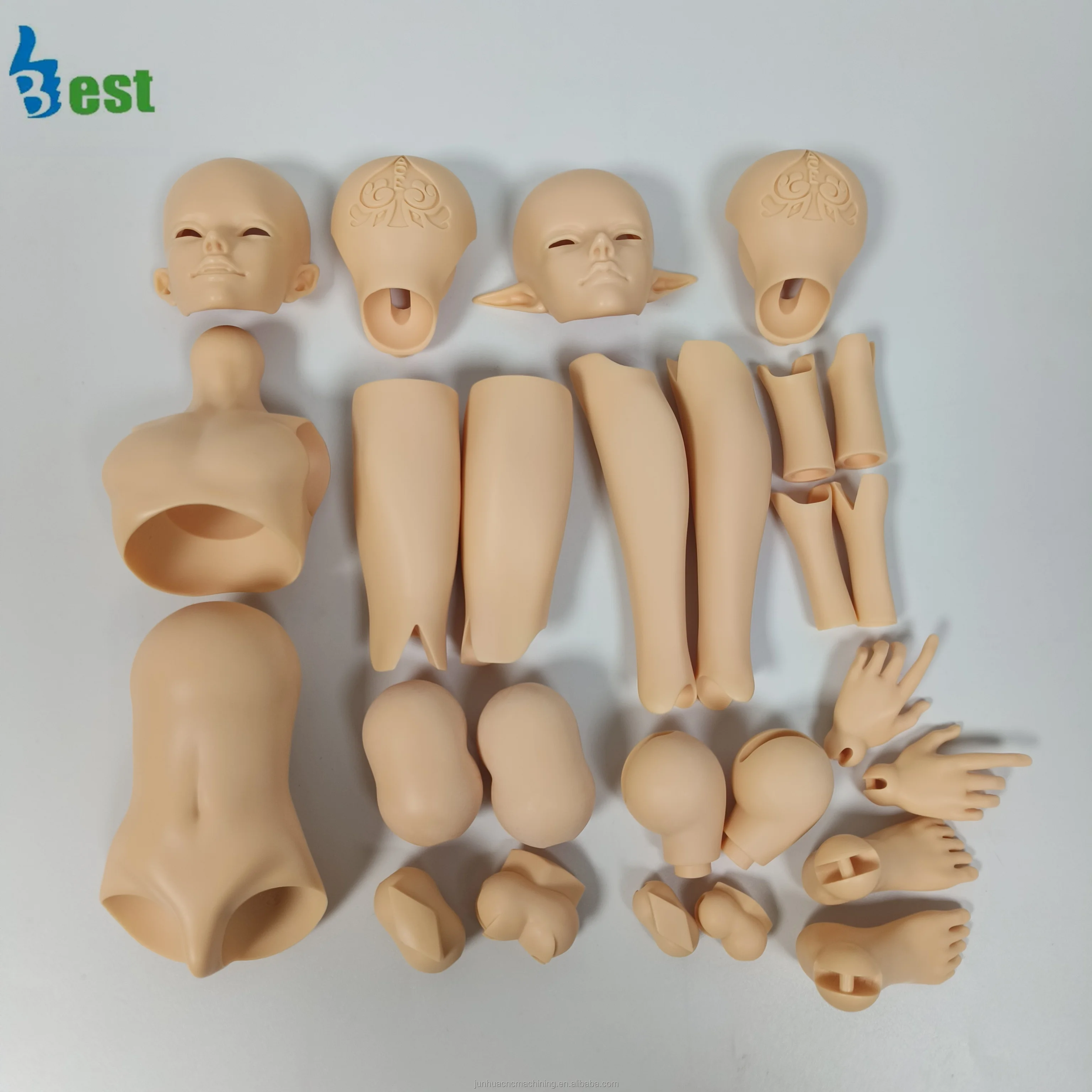 factory custom bjd Doll Movable Joints OEM vacuum casting parts for Girl toy model