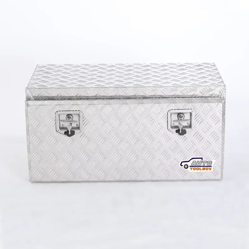 Aluminum Truck Toolbox Waterproof Storage Box for Pickup Trailer Heavy Duty Tool Chest with Pallet Design Durable Cargo