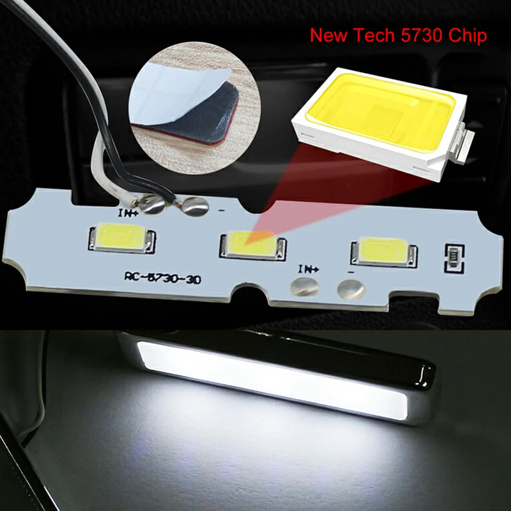 4 stücke Universal Auto Türgriff Armlehne LED Licht Innen Atmosphäre Lampe Automotive Zubehör