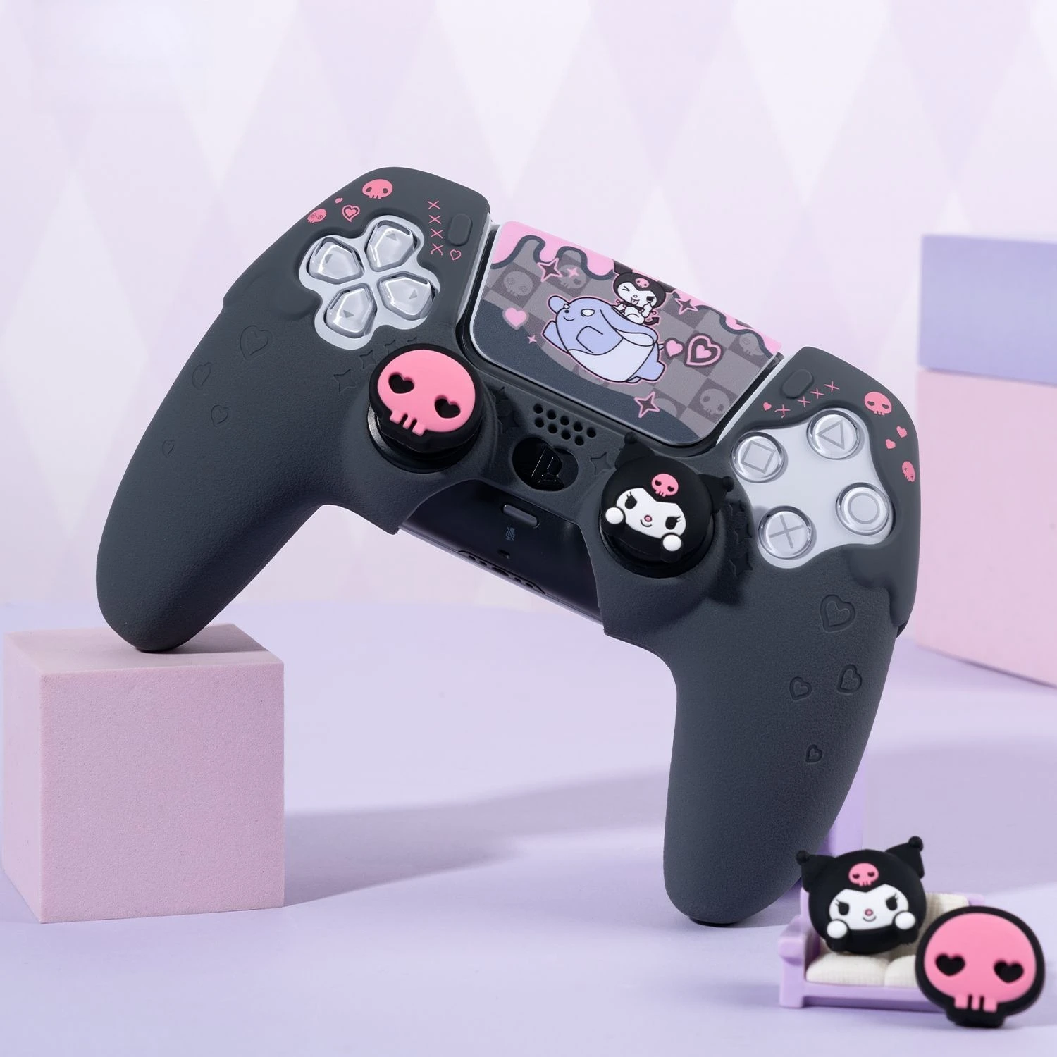 

Anime Sanrio Hello Kitty PS5 Controller Cover Kuromi for Switch Pro Silicone Case for Xbox Gamepad Cover Kawaii 2026 Lovely New