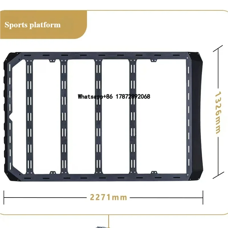 Plataforma de Expansión de Techo para Portaequipajes Serie Black Panther, Modificación Ultimate Tank 300