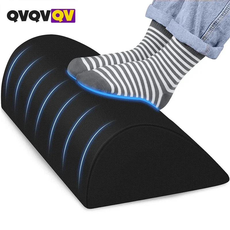 Under Desk Comfort Foot Rest para uso em escritório, alívio da dor durante todo o dia e apoio nas pernas Fezes, ergonômico, 1pc