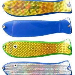 25cm/30cm Trolling Fishing Diving Flash Board Salmon Fishing Tackle Flasher Bait Lure Flasher Swim Bait Lures Fishing Accessory
