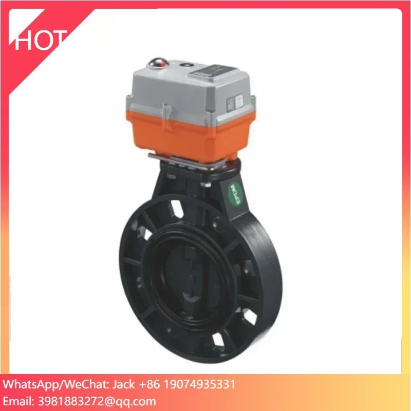 YNTO Valvole a farfalla azionate elettriche industriali personalizzate da 4 pollici Controllo del flusso Valvola a farfalla in PVC Pp da 3 pollici Pn16 6 per il fuoco