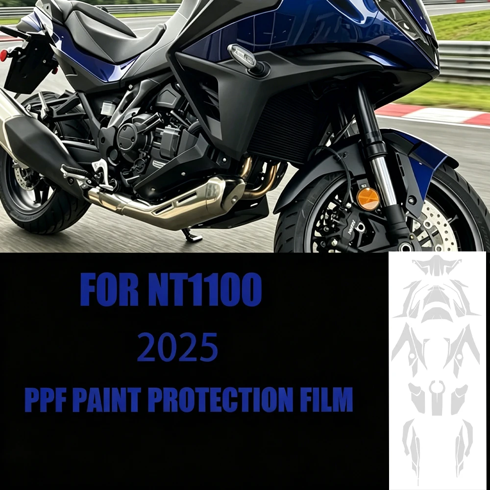 2025 Motorcycle Tpu Paint Protection Film Ppf Complete Paint Anti-Scratch Protection Kit For Honda Nt1100 Nt 1100
