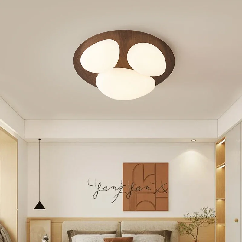 Living Room Lamps Modern LED Wood Chandelier Lights for  Bedroom Kitchen Indoor Lighting Hanging Lamp Lights Fixtures