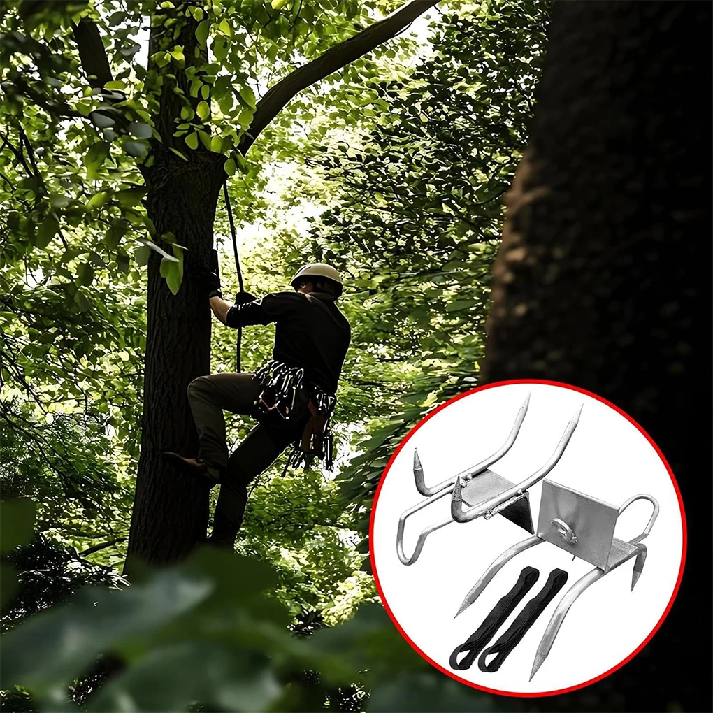 나무 등반 도구, 사냥용 신발용 나무 등반 스파이크, 간편한 나무 등반, 과일 수확 관찰 도구 액세서리