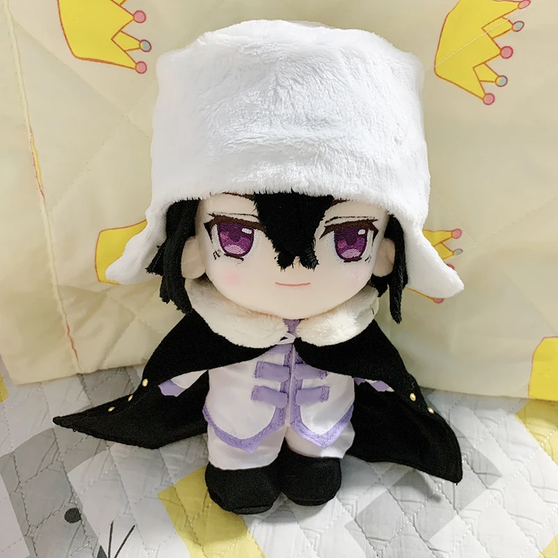 Bungo stray dog Dostoevsky plush toy doll anime role-playing collectible  decorative plush doll birthday and Christmas gift 20cm