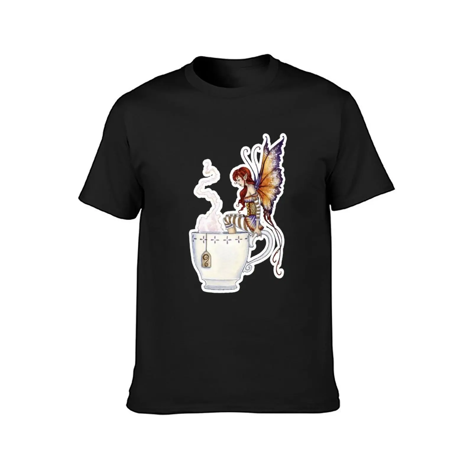 Warm Toes Tea Faery T-Shirt new edition oversizeds t shirts for men