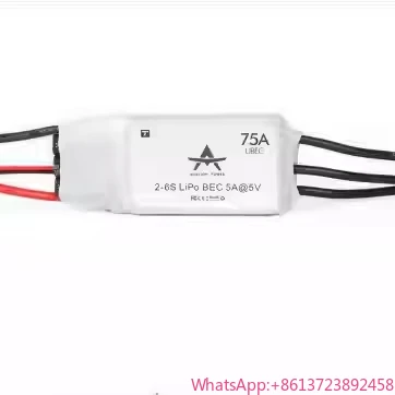 

TMOTOR Suspended Fixed Wing Model Aircraft Electronic Speed Controller ESC at 75A 2~6S 5V/5A