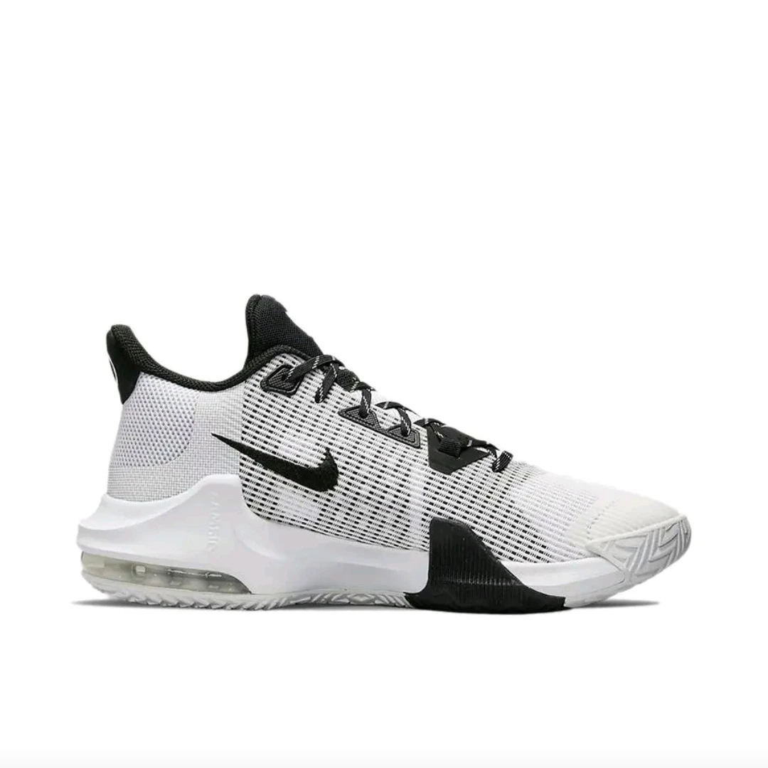 

Мужские баскетбольные кроссовки Nike Air Max Impact 3, инкапсулированные, противоударные, противоскользящие кроссовки, белый/черный