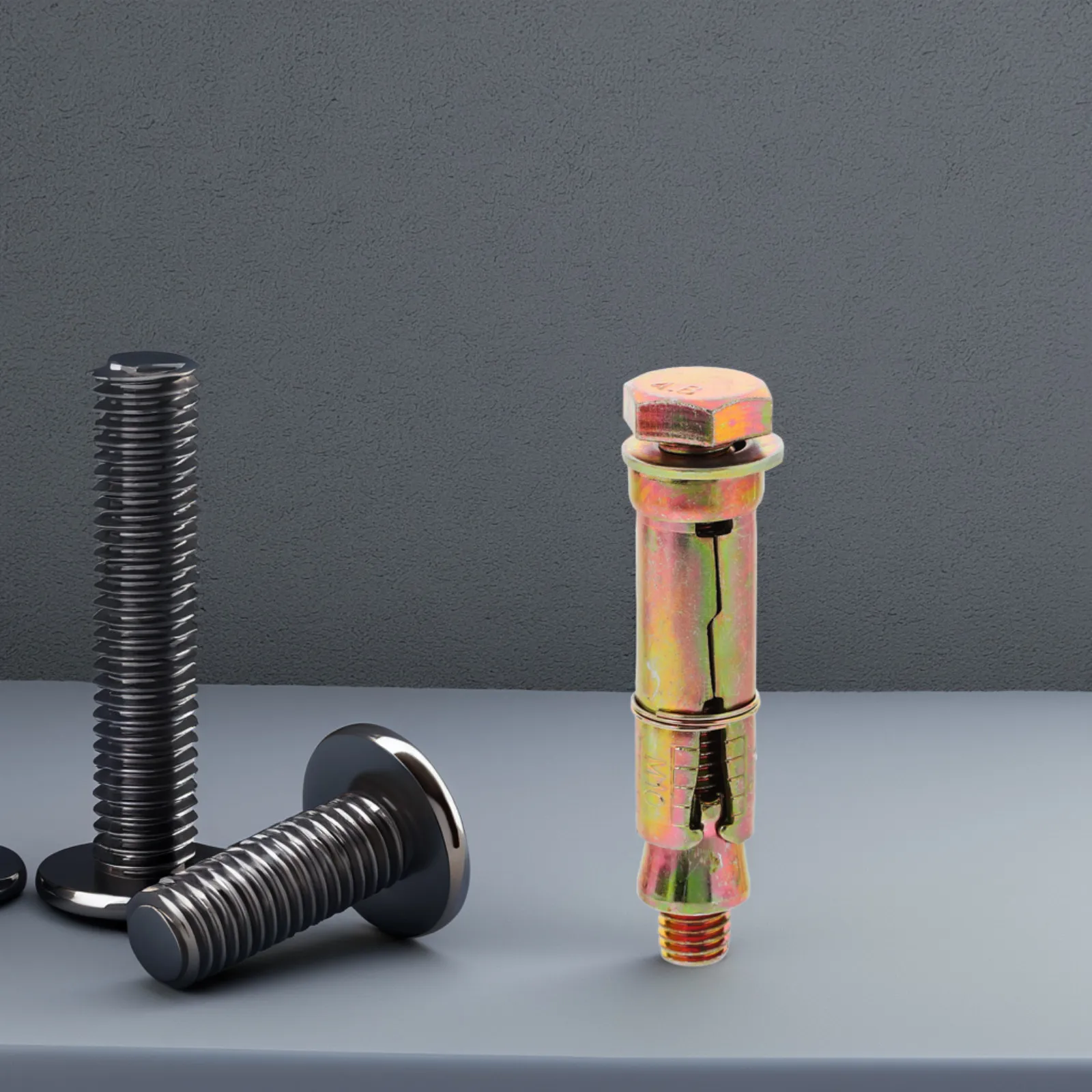 

5 шт. распорных анкеров Gecko M10x70, золотистые, из стали, для крепления в каменной кладке, сверхмощные, незаменимые строительные принадлежности