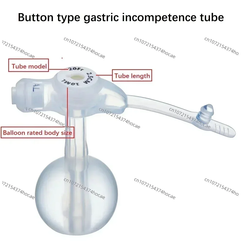 5PS Medical fr6-fr24 stomach feeding tube mini button MIC-KEY gastrostomy kit pvc stomach tube，Five minimum orders