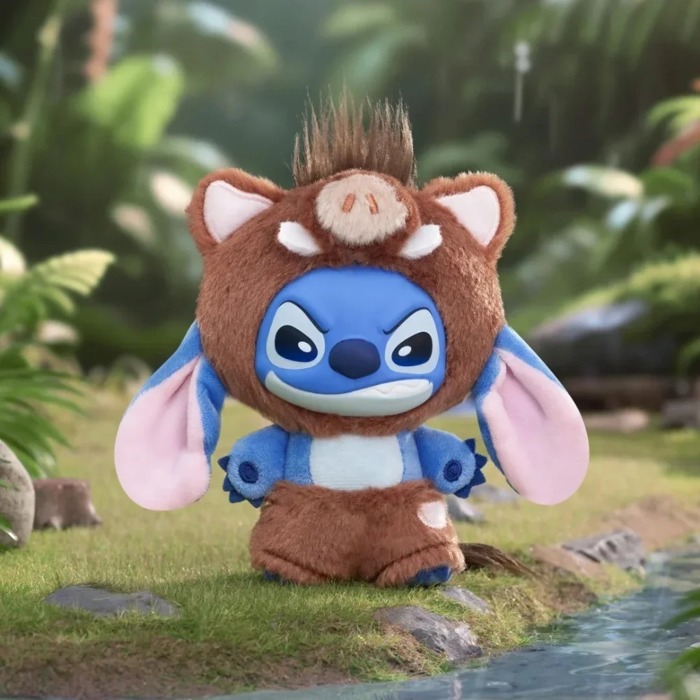 HOT SALE Stitch Wild Animal Series Vinyl Blind Box Bag Pendant Cute Plush Doll Mystery Box Toy Kids Surprise Birthday Gift view 3