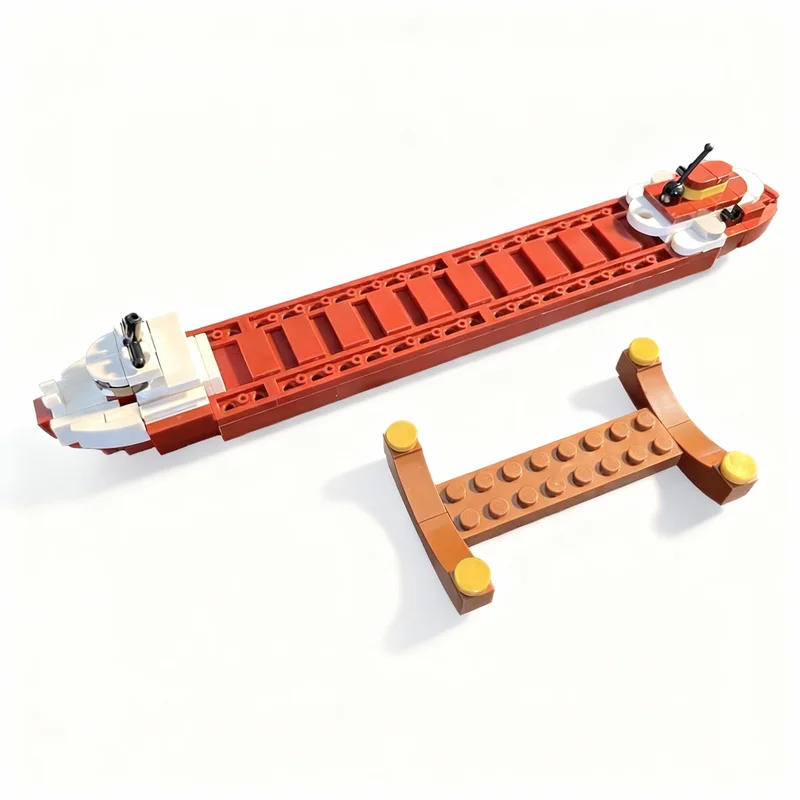 

160pcs MOC SS Edmund Fitzgerald Display Stand Boat Model Building Toy Blocks Christmas Gifts Architecture Idea Education Brick