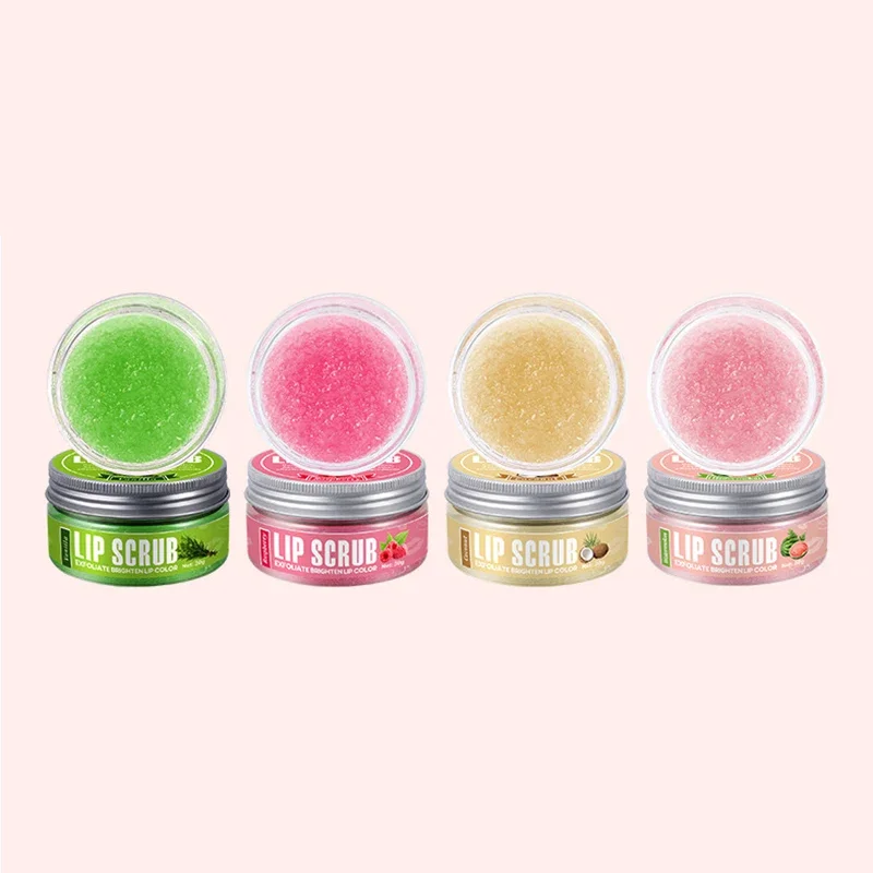 Fruit Flavour Lip Scrub Exfoliërende Lippenlijnen Lippenbalsem Frambozensmaak Lip Scrub Hydraterende Voedende Lipverzorging 2024 Nieuw