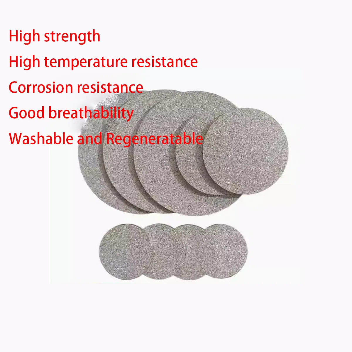 1pcs Pure Titanium Filter Plate, Titanium Powder Sintered Sheet, Circular Plate, Titanium Porous Material, Water Filtration