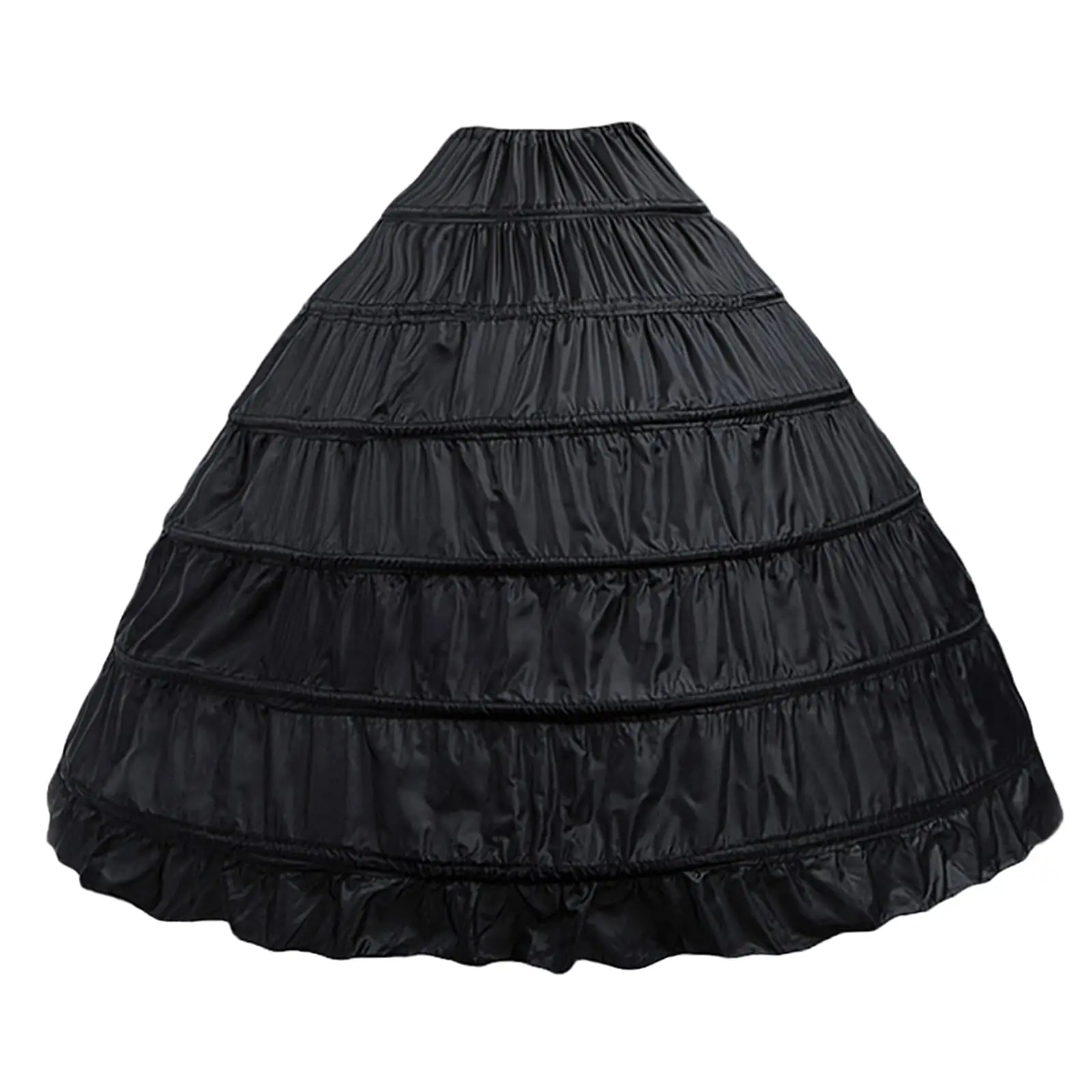 Women Petticoat Crinoline 6 Hoop Skirt Petticoats for Women Underskirt Ball Gown